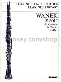 21 Solos - clarinet
