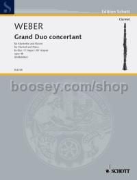 Grand Duo concertant Ein B major op. 48 JV 204, WeV P.12 - clarinet & piano