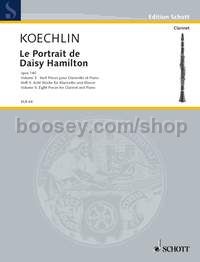 Le Portrait de Daisy Hamilton op. 140 Heft 5 - clarinet & piano