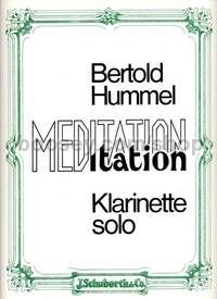Meditation op. 77b - clarinet (or bass clarinet)