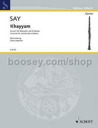 Khayyam op. 36 - clarinet & piano reduction