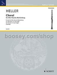 Choral for clarinet & organ