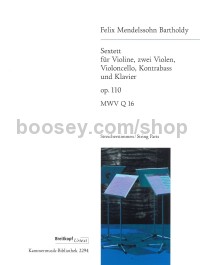 Sextet Op. 110 MWV Q 16 (Set of String Parts)