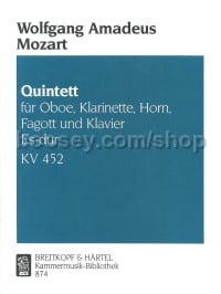 Piano Quintet in E-flat major KV 452 (score & parts)