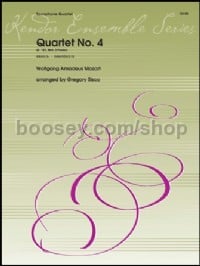 Quartet No. 4 (Saxophone Quartet Score & Parts)