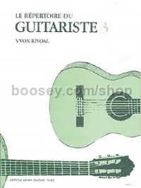 Le Répertoire du Guitariste Vol. 3