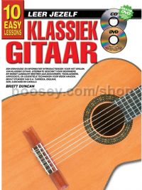 10 Easy Lessons Leer Jezelf Klassiek Gitaar - Dutch Edition (Book & CD/DVD)