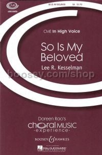 So Is My Beloved (SA & Piano)