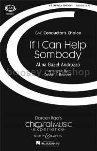 If I Can Help Somebody (SATB & Piano)