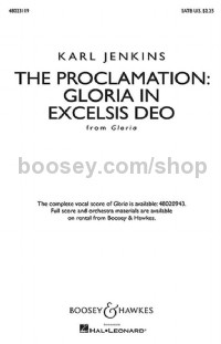 The Proclamation: Gloria in Excelsis Deo (SATB Voices)