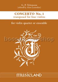 Concerto No1 F Trans 4 Violas Sc/pts     