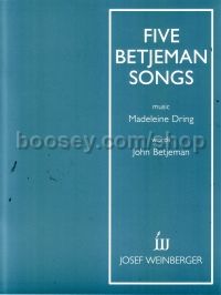 5 Betjeman Songs (voice/piano)