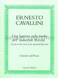 Una lagrima sulla tomba dell'immortale Rossini  (Clarinet & Piano)