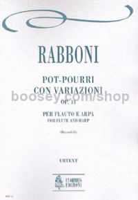 Pot-pourri with Variations Op. 14 for Flute & Harp (score & parts)