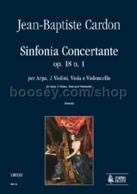 Sinfonia Concertante Op. 18 No. 1 for Harp, 2 Violins, Viola & Cello (score & parts)