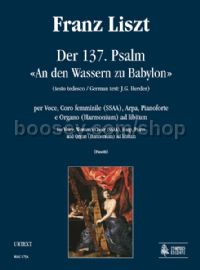 Der 137. Psalm - “An den Wassern zu Babylon” (German text by J.G. Herder) (score)