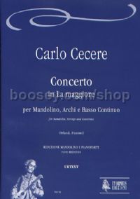 Concerto in A Major for Mandolin, Strings & Continuo (Piano Reduction)