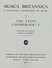 The Eton Choirbook I
