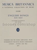 English Songs 1625-1660 Mb 33 