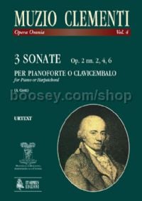 3 Sonatas Op. 2 Nos. 2, 4, 6 for Piano (Harpsichord)