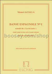 Danse Espagnole No. 1 (from La Vie brève) - piano 4-hands