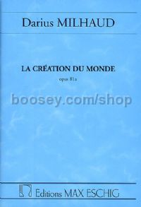 La Création du monde, op. 81a (pocket score)