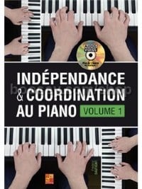 Independance & Coordination Au Piano - Volume 1 (Book & CD)
