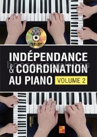 Independance & Coordination Au Piano - Volume 2 (Book & CD)
