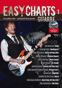 Easy Charts Gitarre Band 1 - guitar, electric guitar (+ CD)