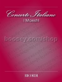 Concerto Italiano: I Maestri (Piano, Voice & Guitar)