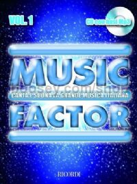Music Factor, Vol.I (Piano, Voice & Guitar) (Book & CD)