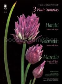 Handel/Marcello/Telemann Sonatas Fmajor (Music Minus One with CD Play-along) CD 3350