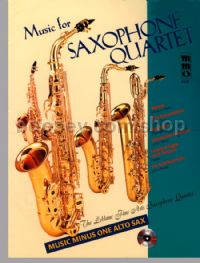 Music For Saxophone Quartet (Music Minus One with CD Play-along) CD 4128