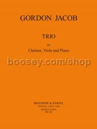 Trio - clarinet, viola, piano