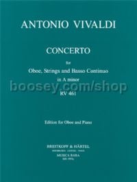 Concerto in A minor RV 461 - Oboe, Piano
