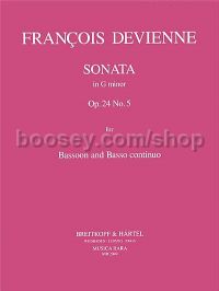 Bassoon Sonata Op. 24 No.5 in G minor