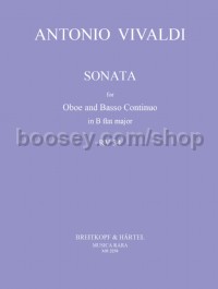 Sonata in Bb RV 34 for oboe and basso continuo
