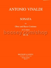 Sonata in G minor RV 28 for oboe and basso continuo