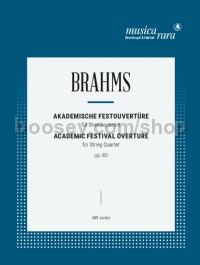 Academic Festival Overture for String Quartet