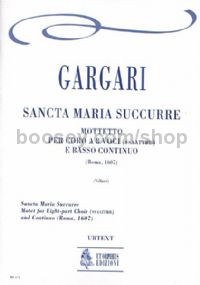 Sancta Maria Succurre. Motet (Roma 1607) for 8-part choir (SATB-SATB) (score)