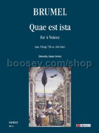 Quae est ista (ms. VEcap 758 cc. 62v-64r) for 4 Voices