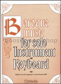Baroque Music for Solo Inst. & Keyboard, I