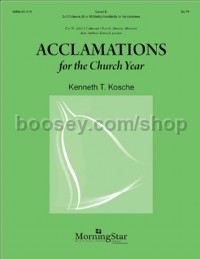 Acclamations For The Church Year (Handbells)