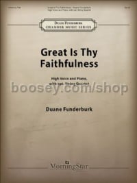 Great Is Thy Faithfulness (High Voice & Piano)
