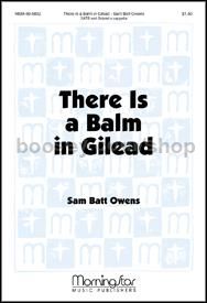 There Is a Balm in Gilead