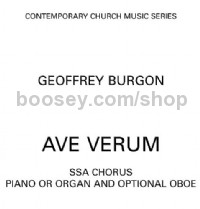 Ave Verum (Choral Score)
