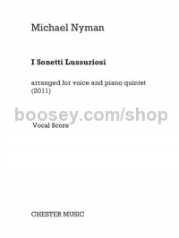 I Sonetti Lussuriosi (Vocal Score)