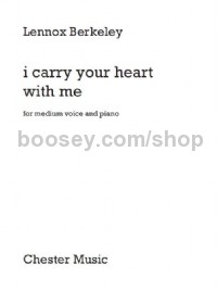 I Carry Your Heart with Me (Vocal Score)