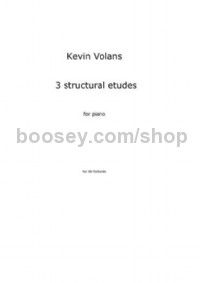 3 Structural Études for Piano