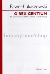 O Rex Gentium (Choral Score)